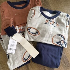 Carter's Kids Pajama Sets in Navy and Brown